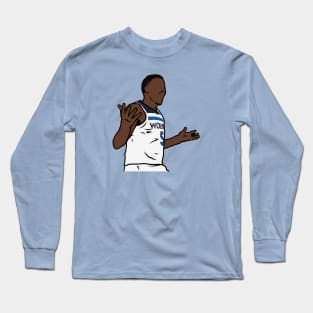 Anthony Edwards Shrug Long Sleeve T-Shirt